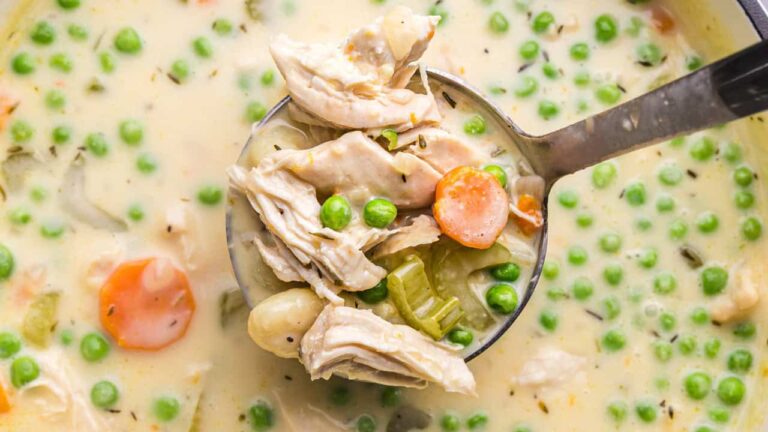 Zuppa di torta di pollo