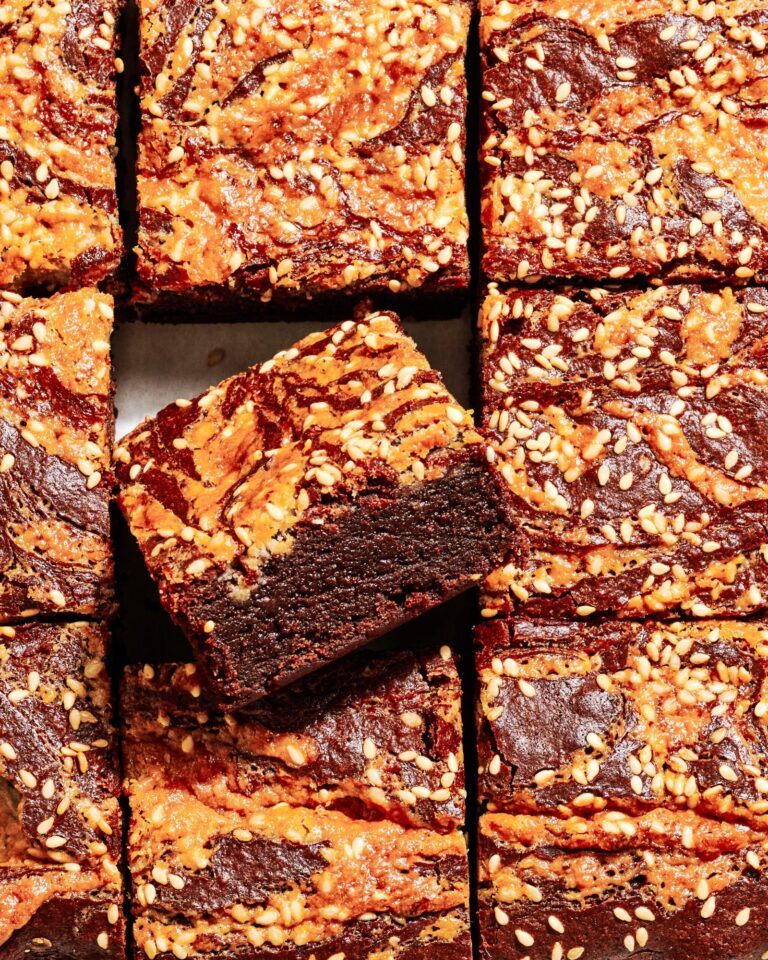 Ricetta Brownies Halva Swirl | Saveur