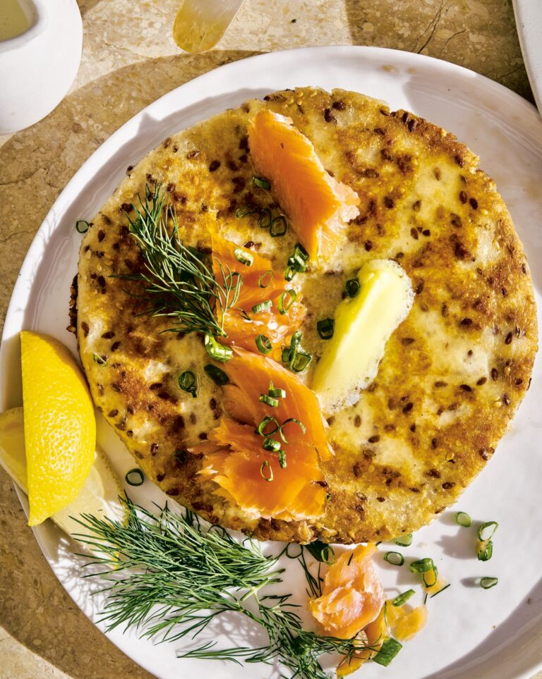 Arepas Di Riso Con Ricetta Di Trota Affumicata