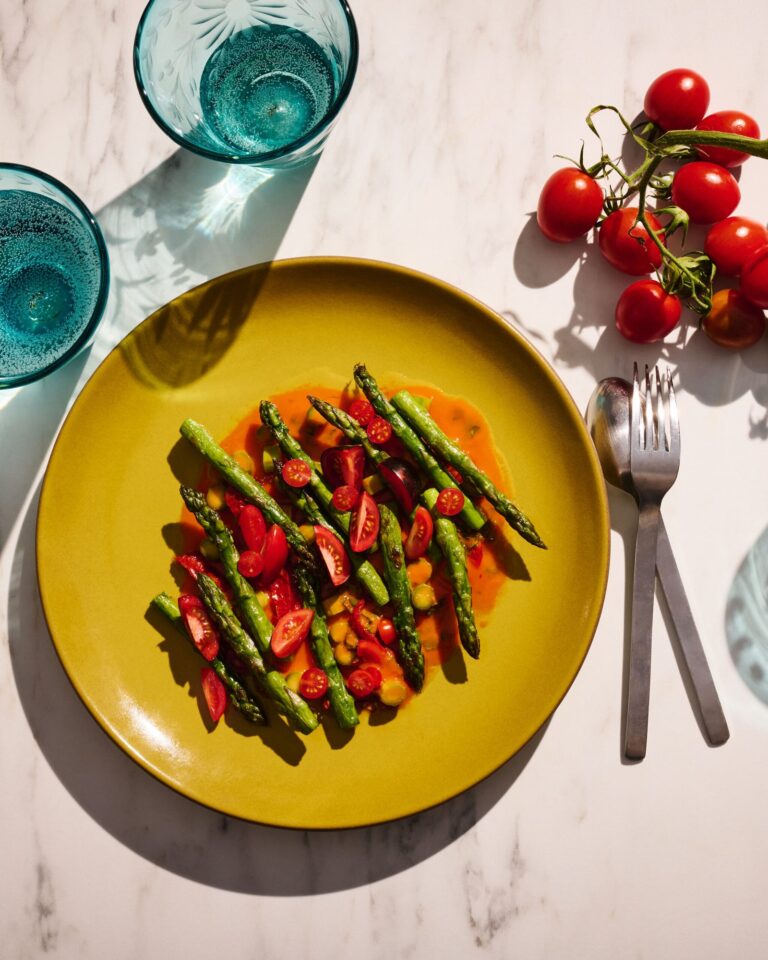 Ricetta Asparagi Con Vinaigrette Al Pomodoro